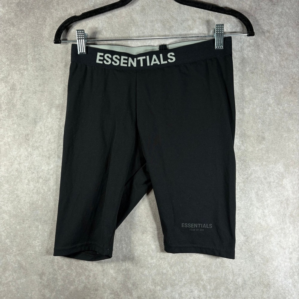 Essentials Biker Shorts Womens XS Black Fear of God Athletic Yoga High Waist